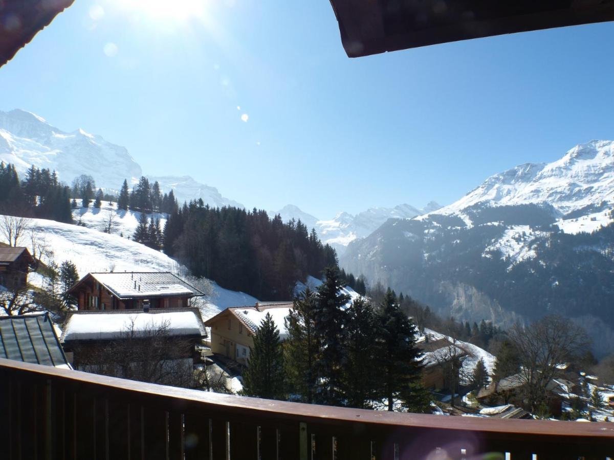 Chalet Eigersunne 2 Wengen Exterior photo