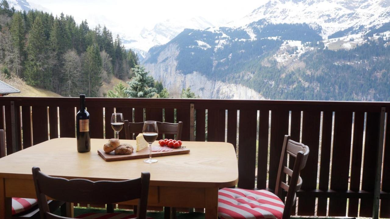 Chalet Eigersunne 2 Wengen Exterior photo