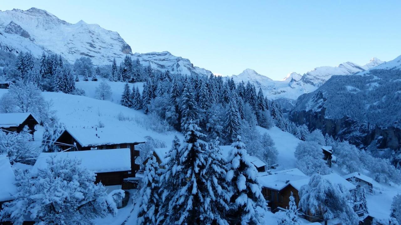 Chalet Eigersunne 2 Wengen Exterior photo